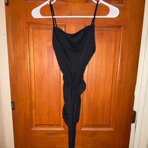Topshop black one piece swimsuit